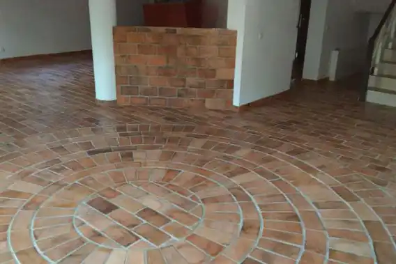 Elkamino Dom project - floor tiles